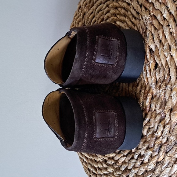 Dunhill Mens Luxury Brown Suede‎ Penny Loafers Black Rubber Soles EU43/US9 main image 12